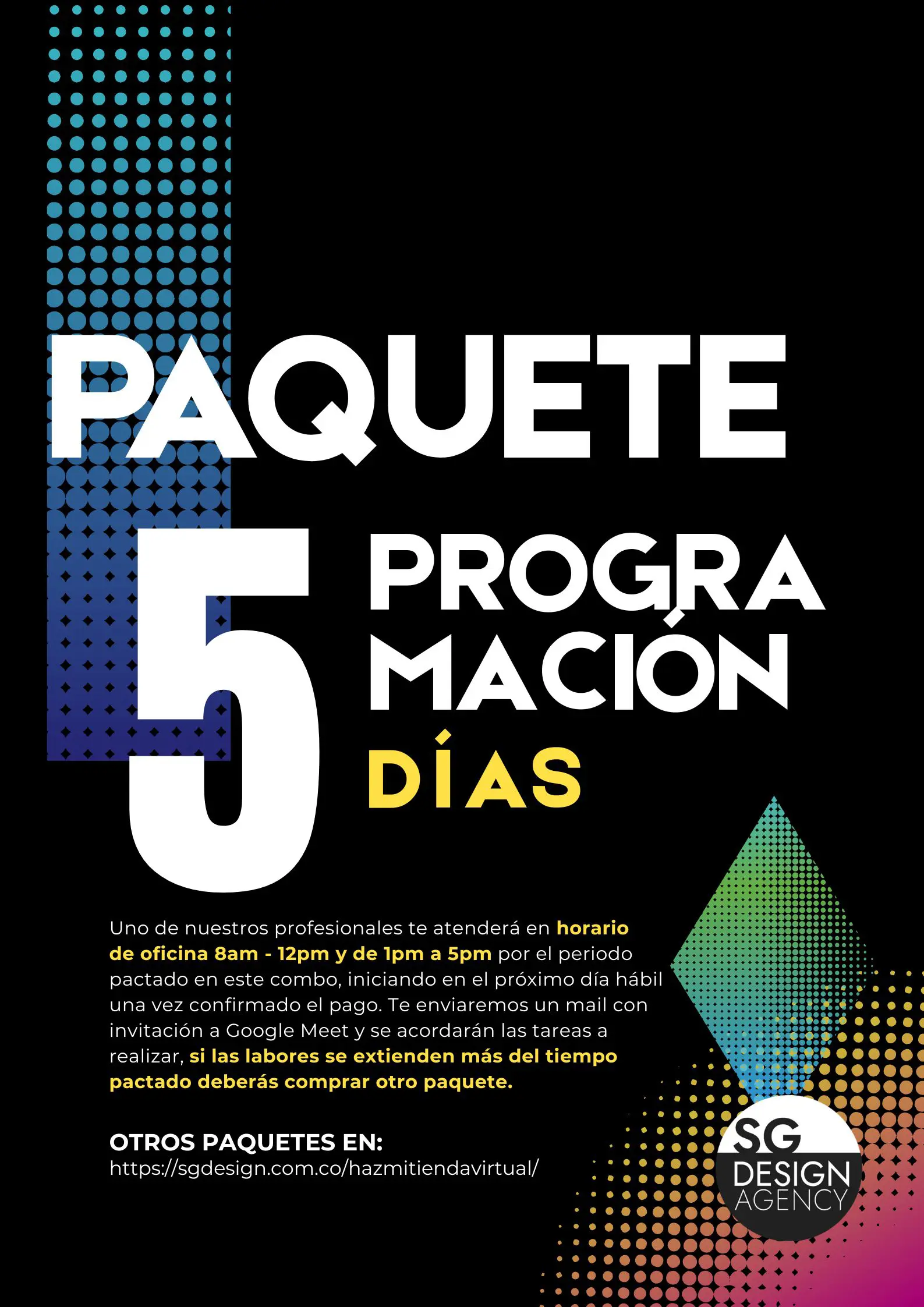 paquete de 5 días